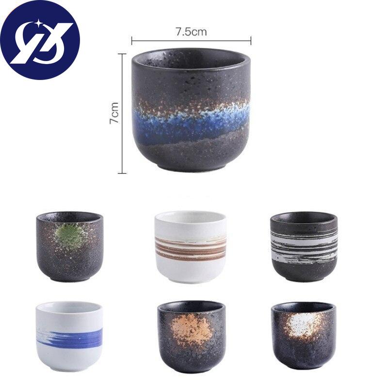 Ceramic Small Tea Cup Porcelain Hotel Restaurant Coffee Cup Simple Office Water Cup Drinkware