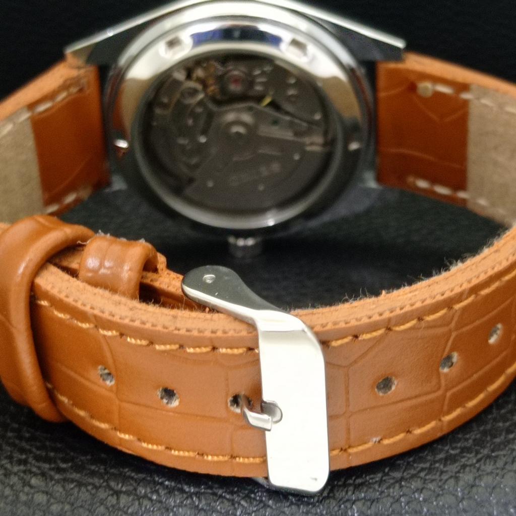 AUTOMATIC VINTAGE REFURBISHED SEIKO 5 6309A JAPAN MENS YELLOW WATCH A440864-4 Sk-a440864