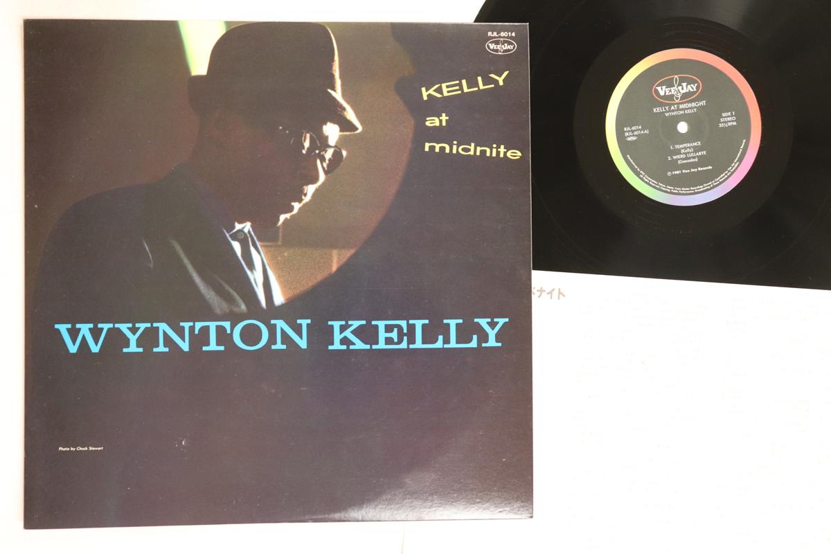 Виниловая пластинка WYNTON KELLY  Kelly At Midnight RJL6014 VEE JAY 1981 Япония Джаз Б/у