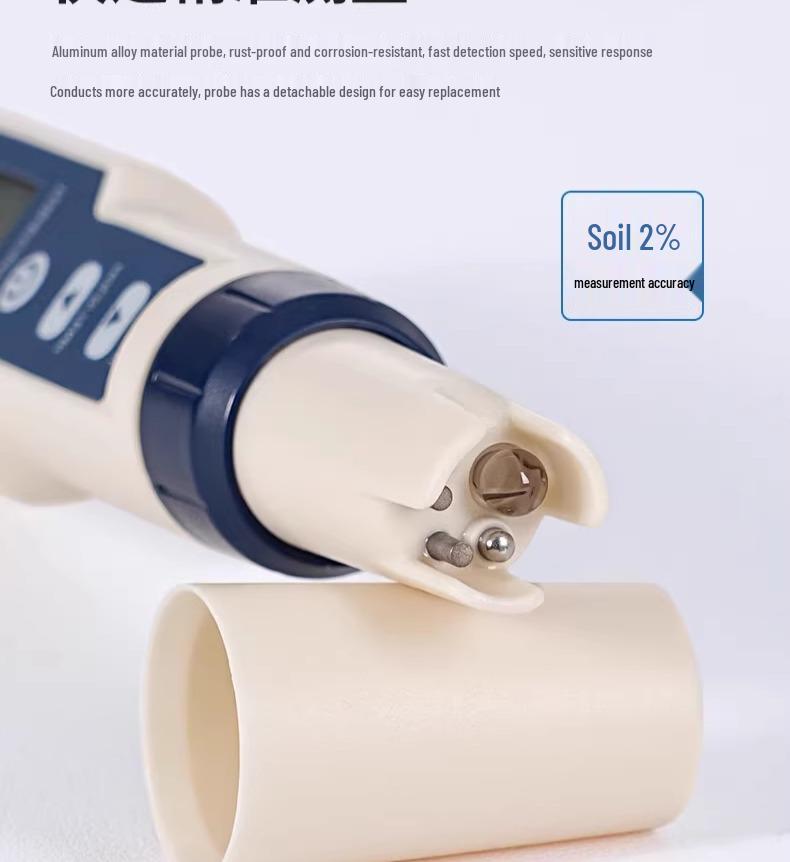 5-in-1 Water Quality Tester: Salinity, pH, Temperature, TDS Multifunctional Meter