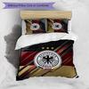 Germany Football Printed Bedding 3 Piece Set Cozy Breathable Bed Cover Set as Housewarming Holiday Gift