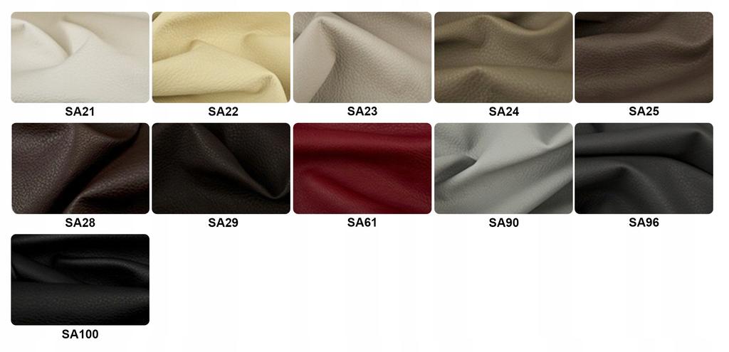 Zestaw wypoczynkowy mebli uszak Eko skóra sofa fotele skandynawskie Family Meble