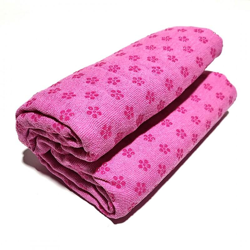 Non-Slip Yoga Towel Mat Home Gym Exercise Pilates Hot Sweat Absorbent Microfiber Fitness Blanket Portable