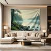 Ultra Large Forest Landscape Tapestry Wall Hanging Boho Chic Lake Scene Decor Art Mural for Living Room Bedroom Home Accent Canv