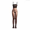 Women Sexy Suspenders Jumpsuit Seamless Aurora   High-Density Oil Shiny Glossy Lingerie Lace Tube Top Ultra-Thin Body Pantyhose