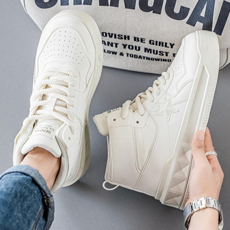 Youth Men Skateboard Shoes Platform High Top Sneakers Hot Sale Men Comfortable Casual Vulcanzied Shoes Man Leisure Shoes