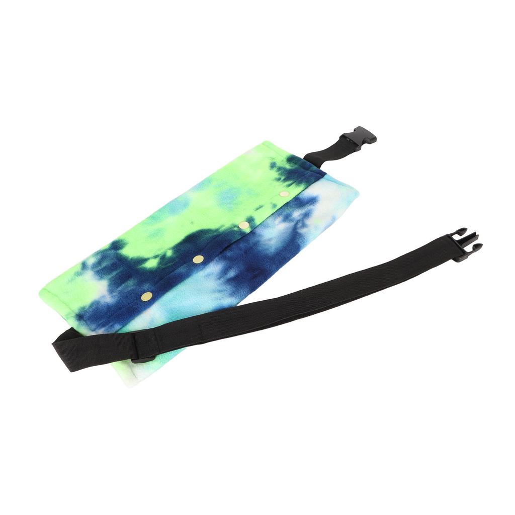 Reptile Sling Carrier Soft Coral Fleece Lizards Travel Sling Adjustable Strap Bearded Dragon Sling Small Pet Carrier