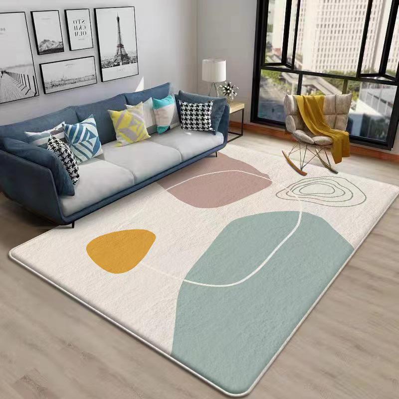 Minimalist Light Luxury Carpet for Living Room or Bedroom