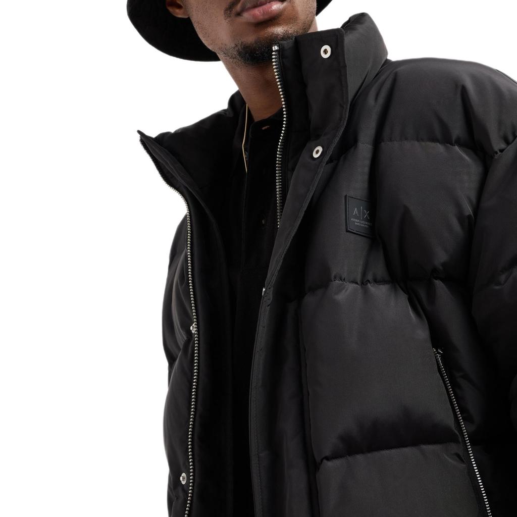 Armani Exchange logo-patch padded jacket XM000032-AF10323-UC001