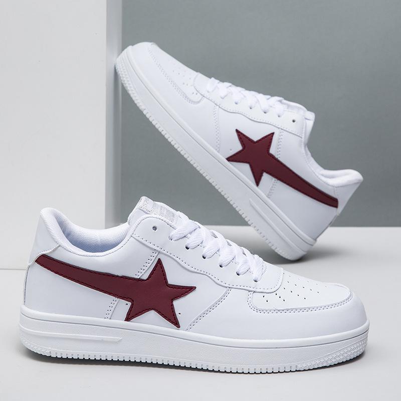 

Four seasons board shoes, couple s little white shoes, light and breathable, small and fresh campus student shoes, straps, round head, foreign trad 36