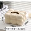 Cotton Candy Ceramic Tissue Box Living Room Removable Napkin Paper Home High Beauty Storage Container