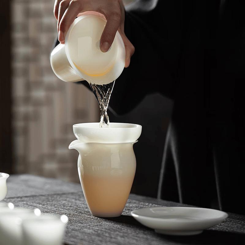Chaxun Ice Crystal Jade Kung Fu Tea Set