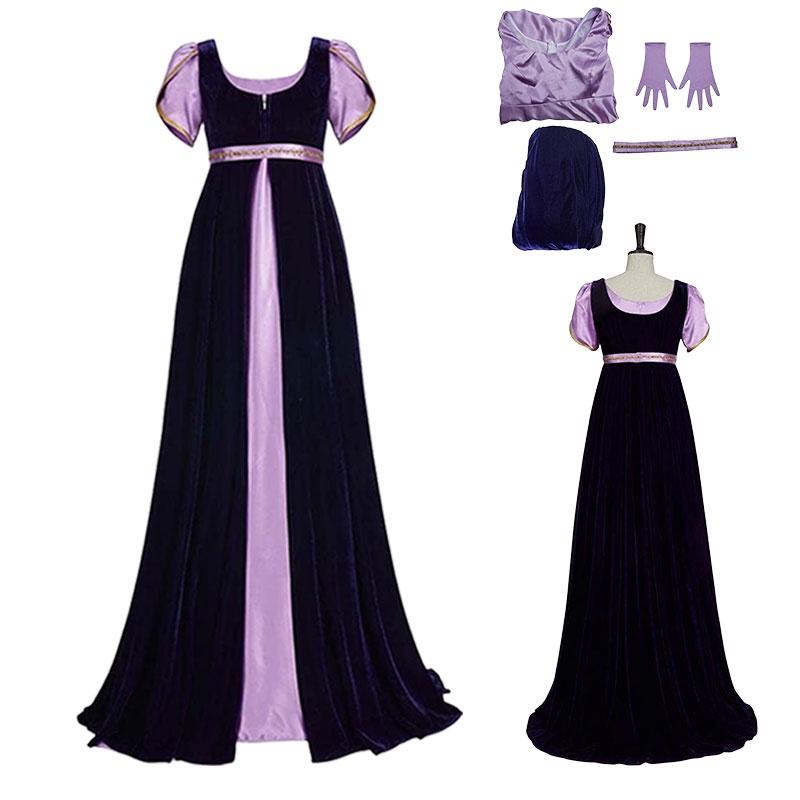 New Bridgeton Two-piece Medieval Regency Tea Party Dress Costume