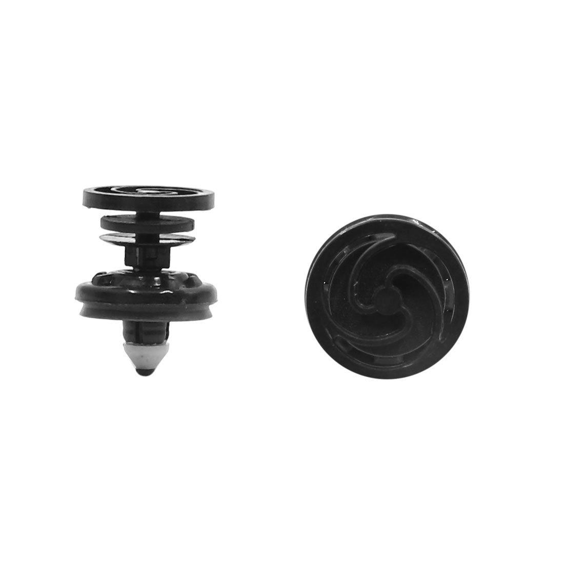 

uxcell Plastic Rivets Compatible with VW Clips Bumper Fender Fasteners, Black, 7L6868243, 8mm, Pack of 10 23x31mm чорний