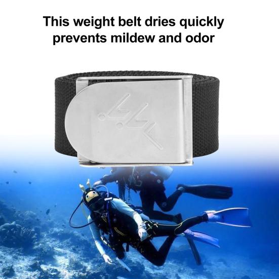 Professional Adjustable Diving Weight Belt with Buckle for Snorkeling