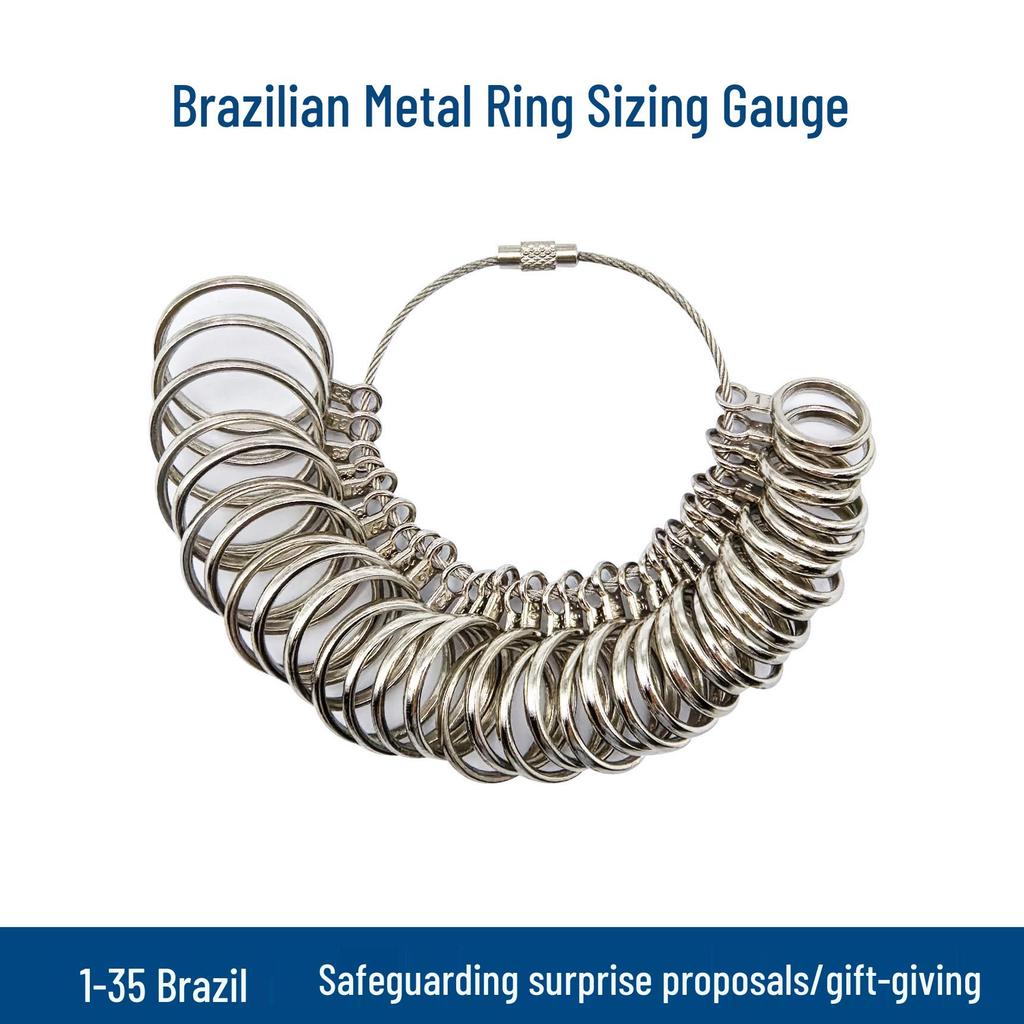 Adjustable Metal Ring Sizer and Measurement Tool