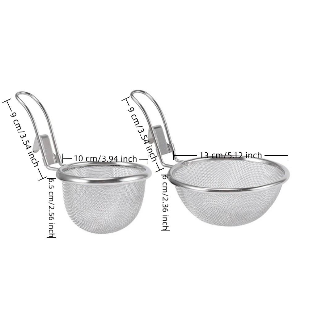 Wall-mounted Frying Filter Basket Stainless Steel Hot Pot Strainer  Noodle Preparation