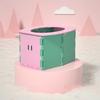 Portable Toddler Potty Suitable for Trip Foldable Commode Seat Outdoor Camping Gear Easy To Clean PP Structure