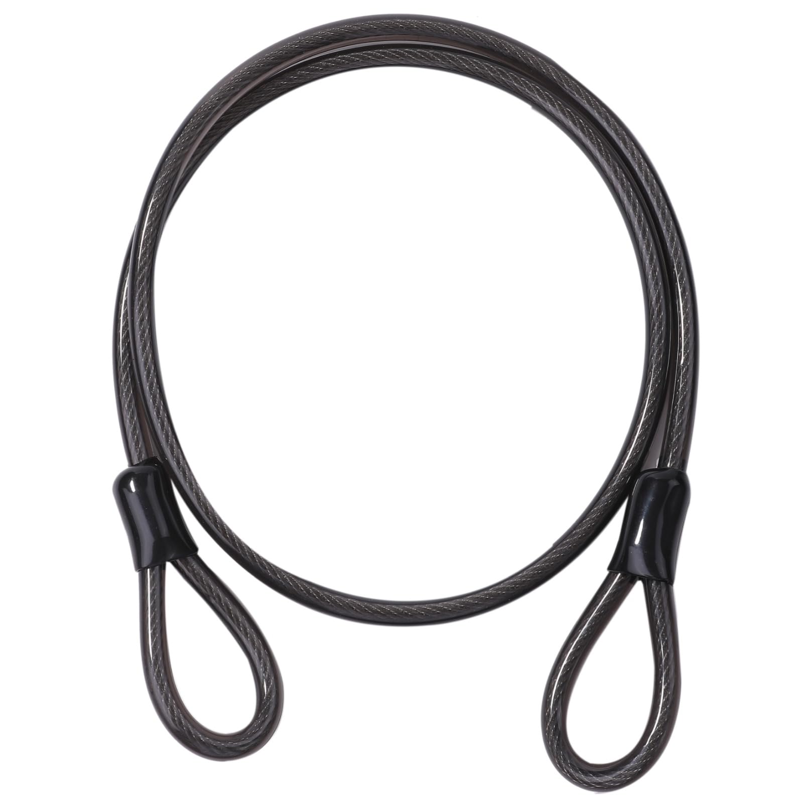 

Rubonarie Bicycle Extension Cable, 1.2m, 10mm Thickness, Anti-Theft (Black)