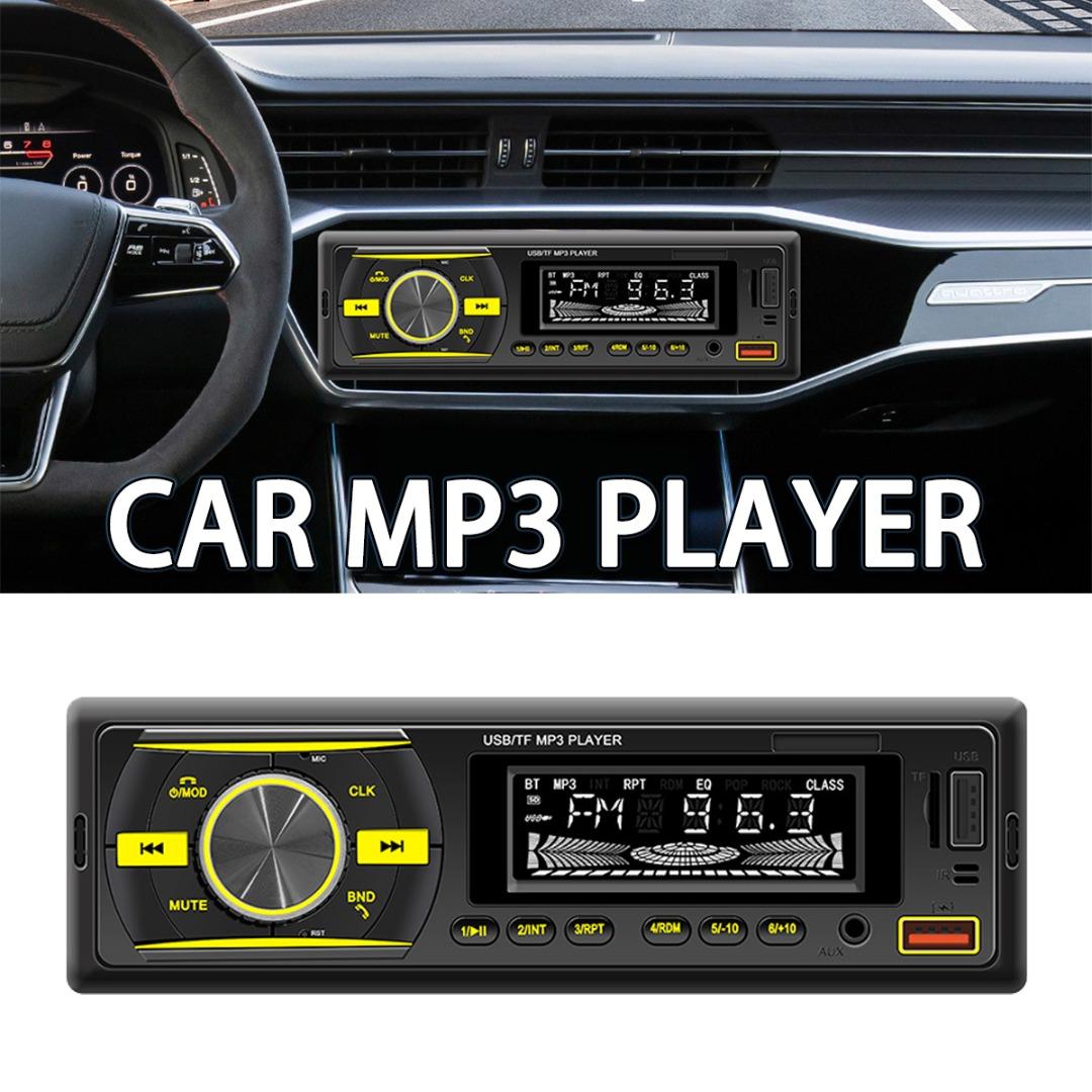 

Malinaisi Автомобильный MP3-плеер Цифровое FM-радио Стерео светодиодный вход AUX USB с беспроводным пультом дистанционного управления