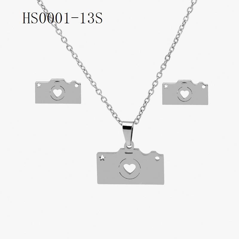 1 комплект элегантных женских подвесных ожерелий с подвесками и серьгами для пирсинга — фото 12