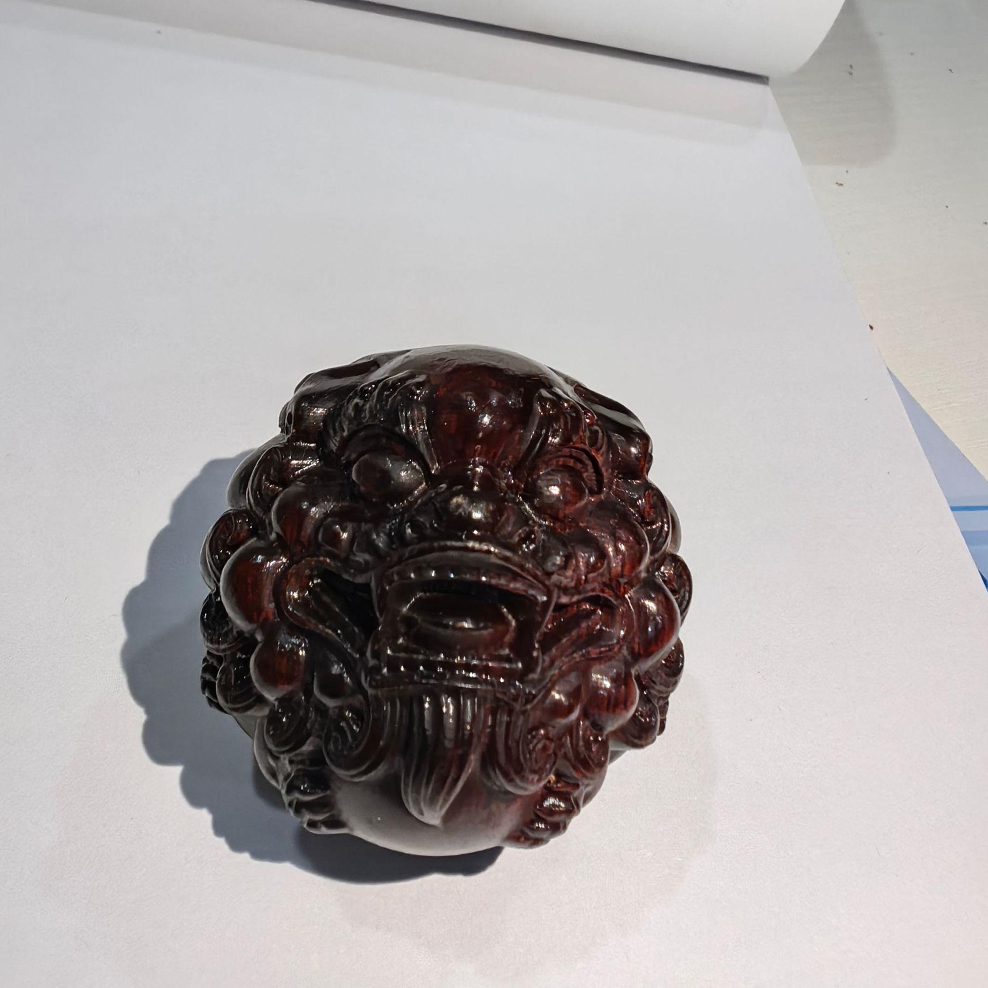 

Carved Ebony Agarwood Animal Ornament - Cultural Plaything & Small Decor Item.
