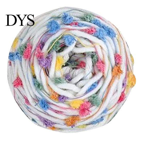 Wool Yarn Crochet Soft Comfortable Multi-purpose Knitting Colorful Fur Ball Thread Home Use Hand