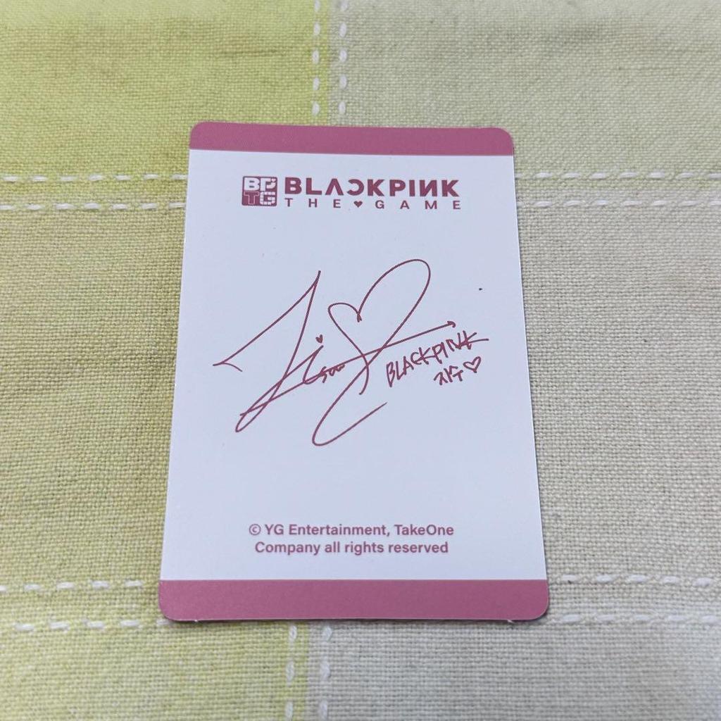 [USED] BLACKPINK Jisoo Trading Card THE GAME