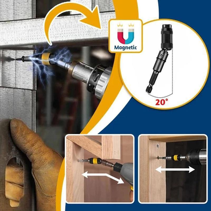 1pc Tip Pivoting Steel Drill Swivel Bit Tip Holder Swivel Bits Tool Screw Drill