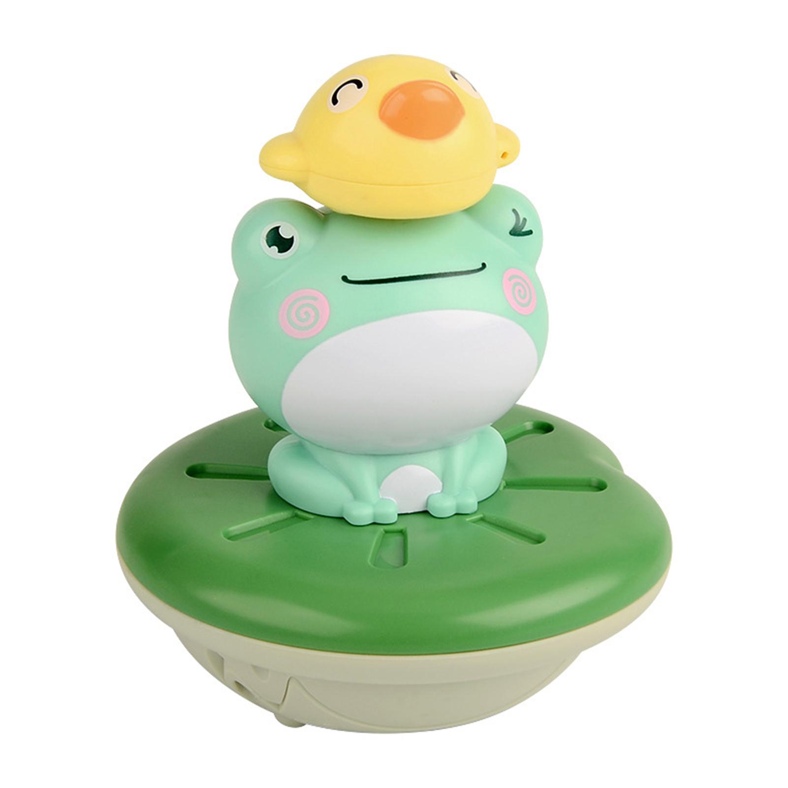 

Automatic Spraying Bath Toys Toddler Bath Toys for Kids Animal Bath Toys Sprinkler Pool Water Infant Toys Bathtub Fountain Toy зелений