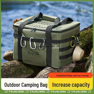 Large Capacity Outdoor Tactical Folding Storage Box for Camping Gear and Cookware.