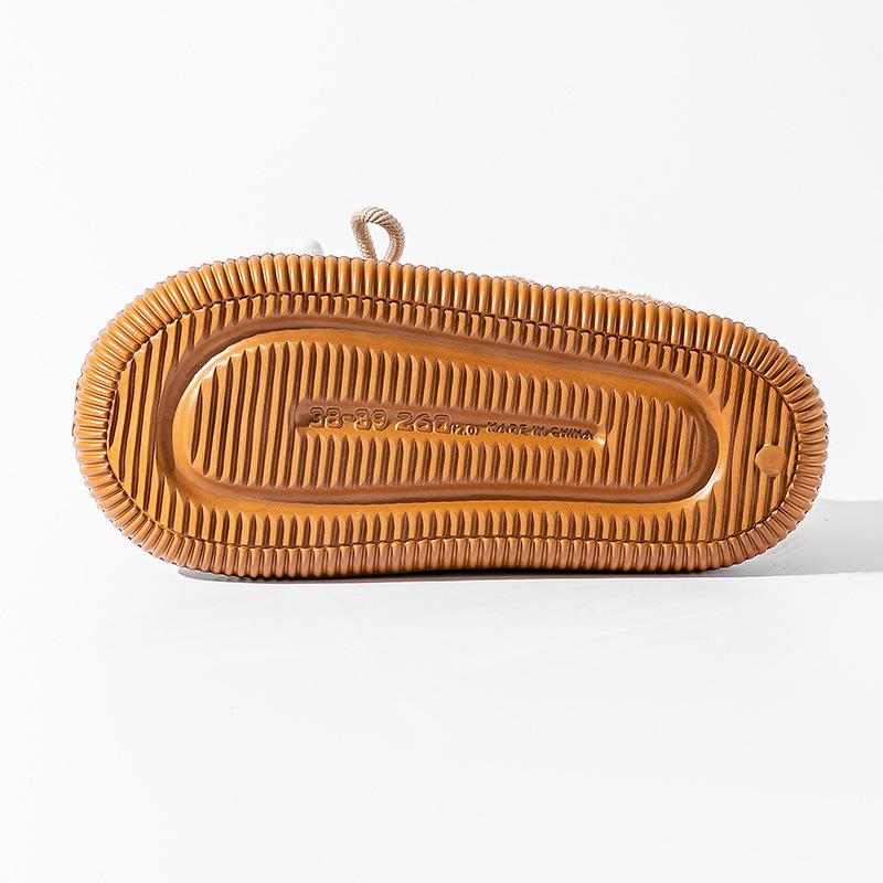 2025 new autumn and winter new products cute plush cartoon comfortable home anti-collision cotton shoes