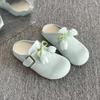 With skirt versatile bag head half drag women's shoes wear new summer one pedal