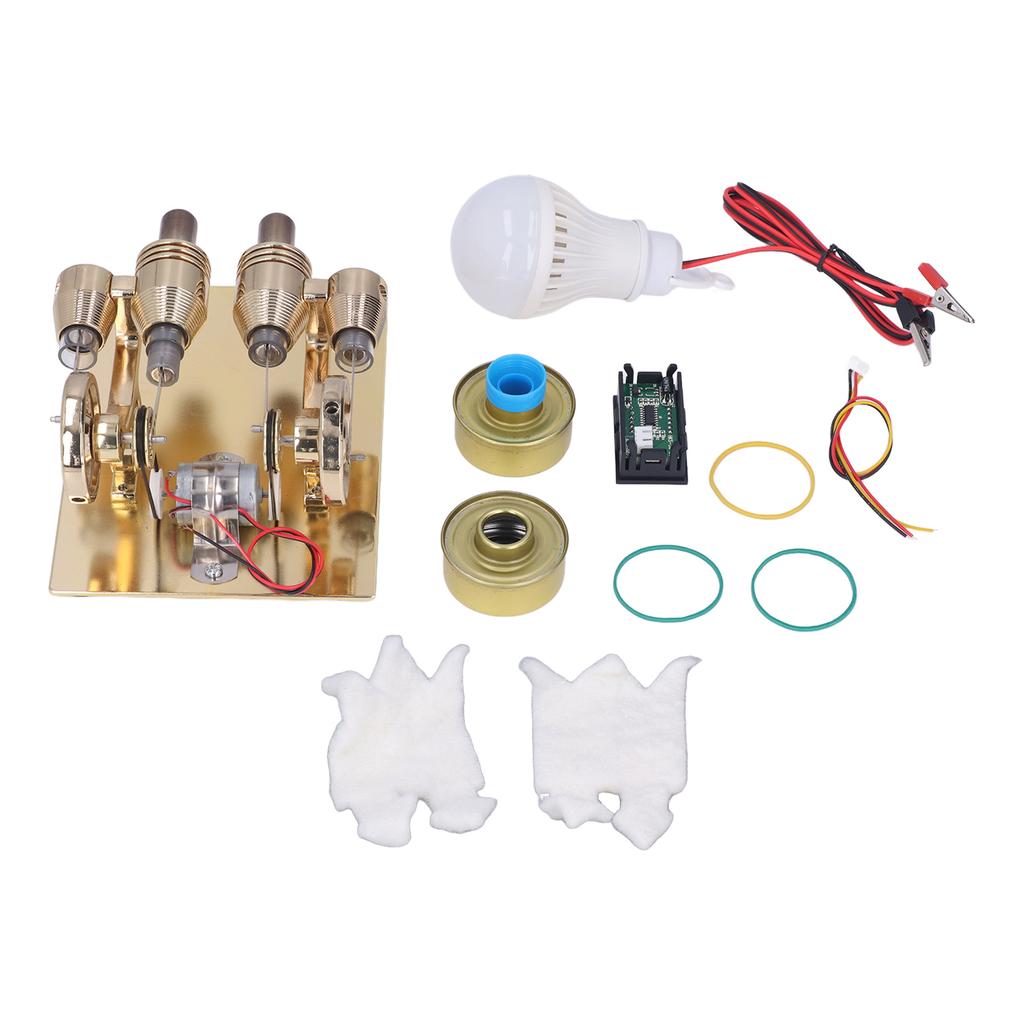Stirling Car Engine Model Beautiful Appearance Arouse Children " s Interest Full Fun Physics Toy for