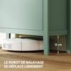 Modern Two-Drawer Shoe Cabinet - Green