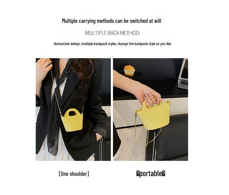 Mångsidig Handväska med Kedja i Koreansk Stil av Hög Kvalitet för Damer