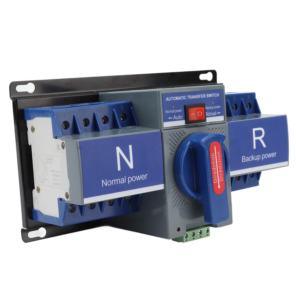 Dual Power Automatic Transfer Switch Overload Protection PC Housing Changeover Switch for Bank AC400V