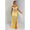 Summer Women's Off-Shoulder Mermaid Gown, Slim Fit Lace Sheer Panel Dress with Asymmetric Hem, Sexy Bodycon Evening Dress for Formal Parties