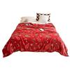 Thickened Christmas Flannel Blanket Xmas Pattern Soft Xmas Sofa Blanket Comfortable Fluffy Throw Nap Blankets Bedroom