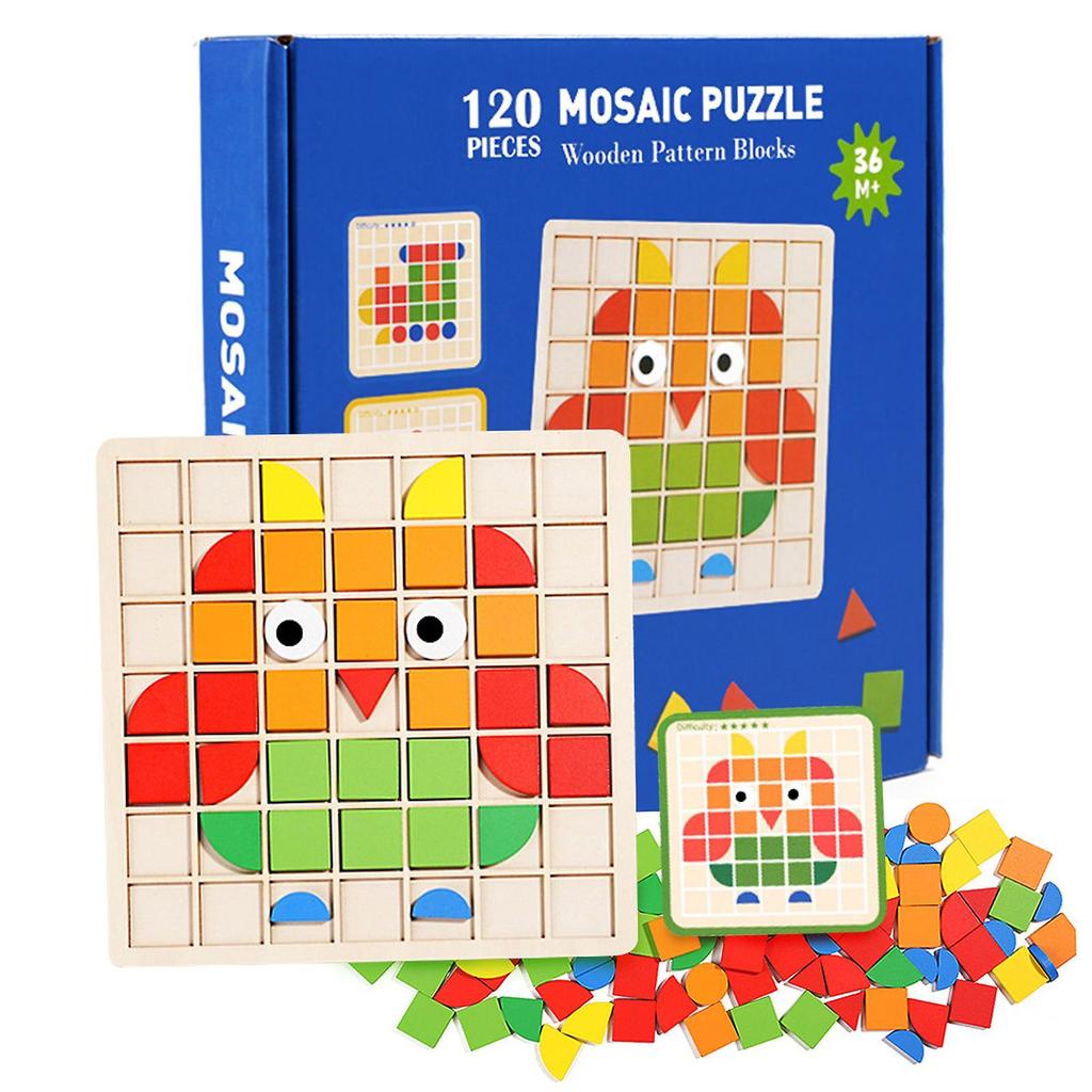Children's 3D Wooden Block Puzzle Parent-Child Interactive Jigsaw Toy Gift for Children's Day