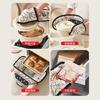 Long Fetter Oven Gloves Reinforced Heat Security Never Slip Outside for Baking Roasting Cooking