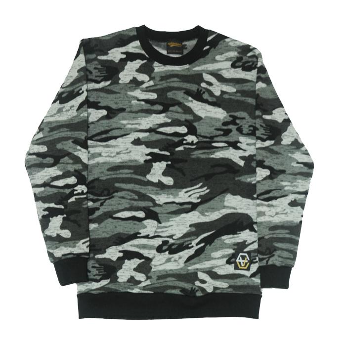 Свитер с круглым вырезом Eight Volume Ev Camo Knit (Серый) Camo/L