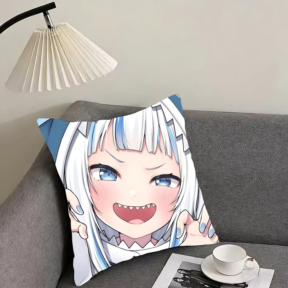 GGawr GuraA Anime Cushion Cover Pillowcase Ultra Soft Skin Friendly Fabric Cloud Like Comfort Concealed Zipper