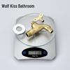 Wolf's Kiss Outdoor Lockable Copper Washing Machine Faucet