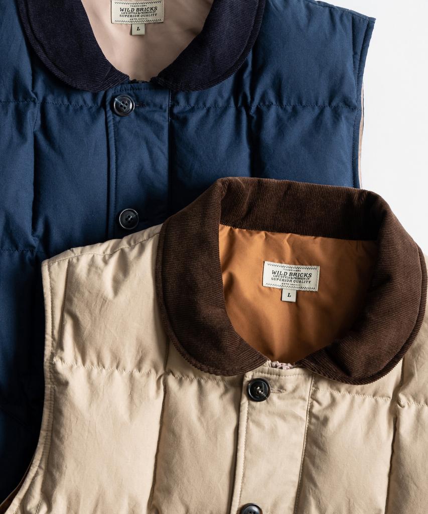 Wild Bricks Rp Puffer Vest (Beige)