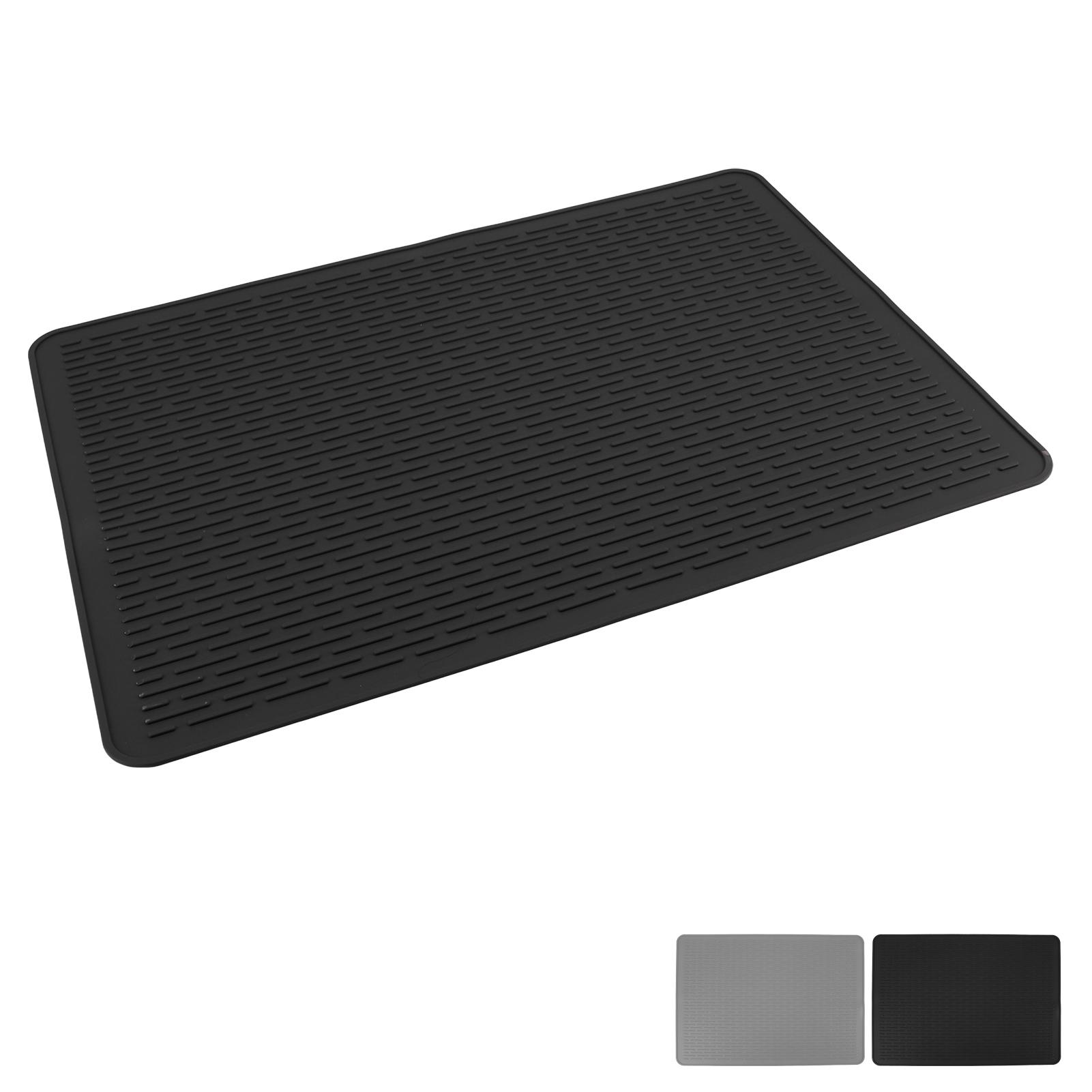 Коврик для сушки посуды Силиконовый нескользящий термостойкий коврик для мытья посуды — фото 10