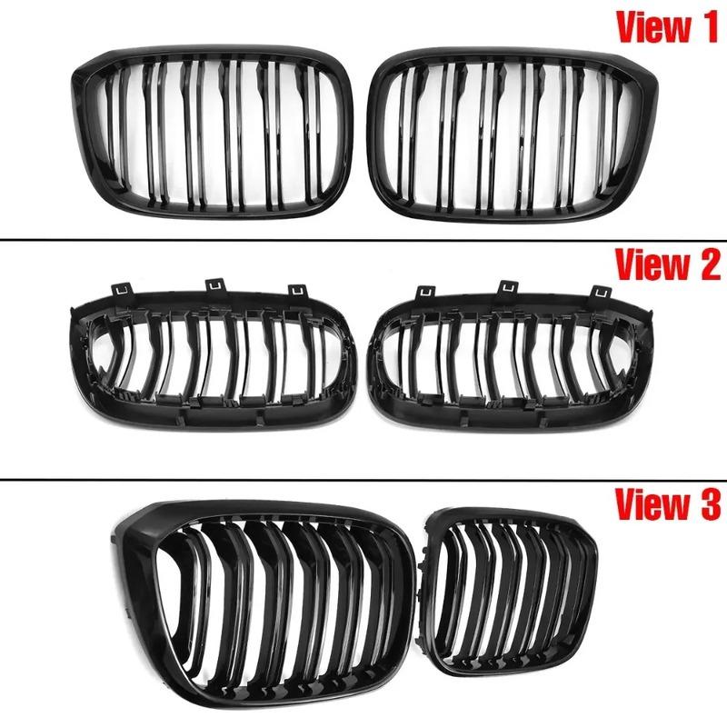 Glossy Black Car Front Kidney Replacement Grille Grill For BMW G01 G08 X3 G02 X4 2018- Front Grille Racing Grills