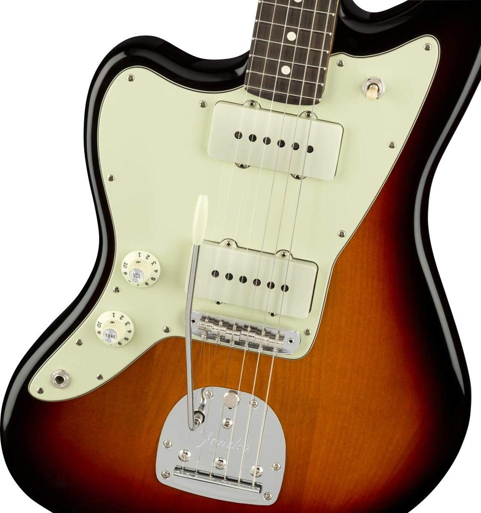 Fender Electric Guitar American Pro Rosewood Sunburst Left-Handed Jazzmaster®, Fingerboard, 3-Color