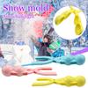 Children Play Snow Work Large Double Ball Snowball Clip Ski Pliers Spoon Clip Snow Device Sand Ball Clip Beach Toys