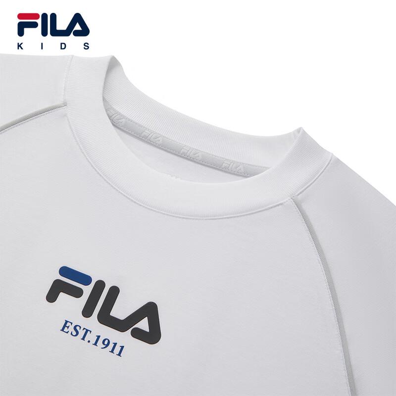 Fila Junior Boys' Long-Sleeve Crewneck T-Shirt